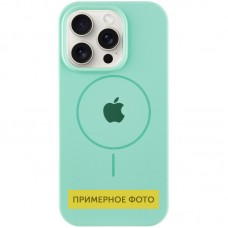 Чохол Silicone Case Full Protective (AA) with MagSafe для Apple iPhone 16 Plus (6.7")  Зелений / Spearmint - 00000076439_11