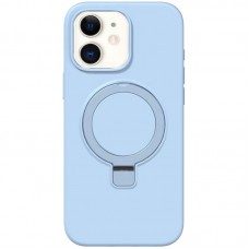 Чохол Silicone Case Full Protective NO LOGO with Ring для Apple iPhone 11 (6.1")  Blue - 00000078475_1