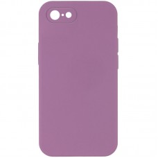 Чохол Silicone Case Square Full Camera Protective (AA) NOLOGO для Apple iPhone 7/8/SE (2020) (4.7")  Ліловий / Lilac Pride - 00000072149_14