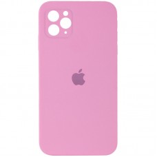 Чохол Silicone Case Square Full Camera Protective (AA) для Apple iPhone 11 Pro (5.8")  Рожевий / Light pink - 00000040235_34