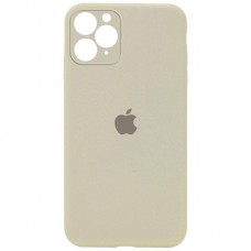 Чохол Silicone Case Square Full Camera Protective (AA) для Apple iPhone 11 Pro (5.8")  Бежевий / Antique White - 00000040235_38