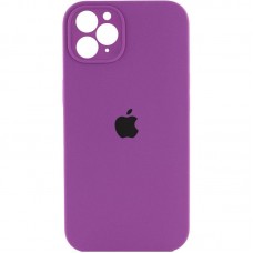 Чохол Silicone Case Square Full Camera Protective (AA) для Apple iPhone 11 Pro (5.8")  Фіолетовий / Grape - 00000040235_39