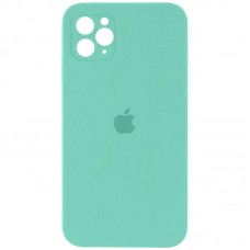 Чохол Silicone Case Square Full Camera Protective (AA) для Apple iPhone 11 Pro (5.8")  Бірюзовий / Turquoise - 00000040235_43