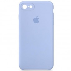 Чохол Silicone Case Square Full Camera Protective (AA) для Apple iPhone 7/8/SE (2020) (4.7")  Блакитний / Lilac Blue - 00000040229_3