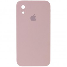 Чохол Silicone Case Square Full Camera Protective (AA) для Apple iPhone XR (6.1")  Рожевий / Pink Sand - 00000040233_19
