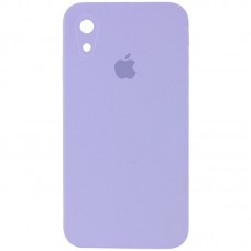 Чохол Silicone Case Square Full Camera Protective (AA) для Apple iPhone XR (6.1")  Бузковий / Dasheen - 00000040233_23