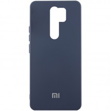 Чохол Silicone Cover Lakshmi (AAA) with Logo для Xiaomi Redmi Note 8 Pro  Темно-синій / Midnight blue - 00000085733_16