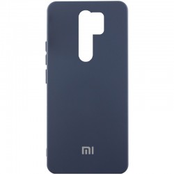 Чохол Silicone Cover Lakshmi (AAA) with Logo для Xiaomi Redmi Note 8 Pro  Темно-синій / Midnight blue - 00000085733_16
