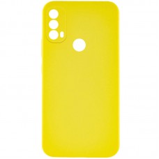 Чохол Silicone Cover Lakshmi Full Camera (AAA) для Motorola Moto E40  Жовтий / Yellow - 00000066986_3