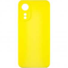 Чохол Silicone Cover Lakshmi Full Camera (AAA) для Oppo A78 4G  Жовтий / Yellow - 00000067103_3