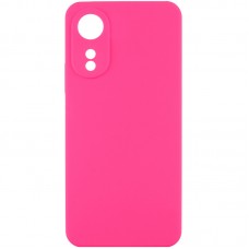 Чохол Silicone Cover Lakshmi Full Camera (AAA) для Oppo A78 4G  Рожевий / Barbie pink - 00000067103_7