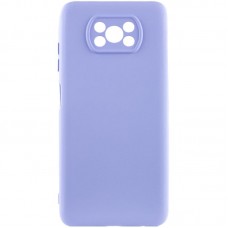 Чохол Silicone Cover Lakshmi Full Camera (AAA) для Xiaomi Poco X3 NFC / Poco X3 Pro  Бузковий / Dasheen - 00000067004_11