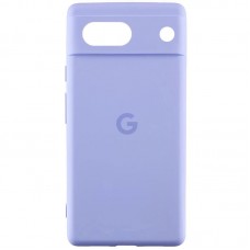 Чохол Silicone Cover Lakshmi Full Camera (AAA) with Logo для Google Pixel 7a  Бузковий / Dasheen - 00000072122_9
