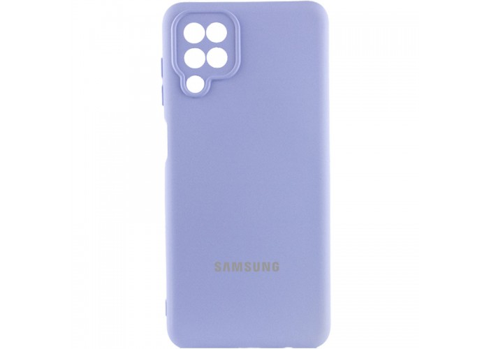 Чохол Silicone Cover Lakshmi Full Camera (AAA) with Logo для Samsung Galaxy A12