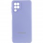 Чохол Silicone Cover Lakshmi Full Camera (AAA) with Logo для Samsung Galaxy A12