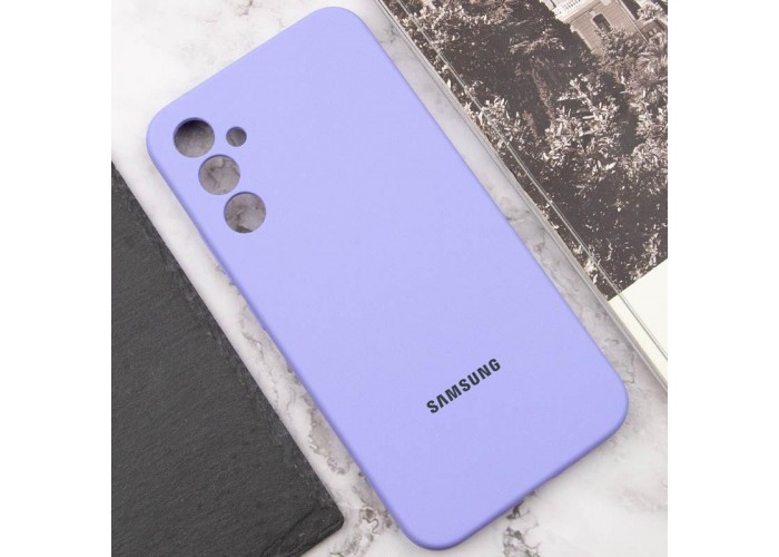 Чохол Silicone Cover Lakshmi Full Camera (AAA) with Logo для Samsung Galaxy A34 5G