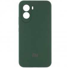 Чохол Silicone Cover Lakshmi Full Camera (AAA) with Logo для Xiaomi Poco M7 4G  Зелений / Cyprus Green - 00000085596_4