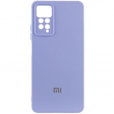 Чохол Silicone Cover Lakshmi Full Camera (AAA) with Logo для Xiaomi Redmi Note 11 (Global) / Note 11  Бузковий / Dasheen - 00000081506_14