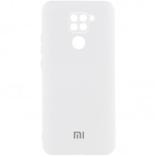 Чохол Silicone Cover Lakshmi Full Camera (AAA) with Logo для Xiaomi Redmi Note 9 / Redmi 10X  Білий / White - 00000085734_1