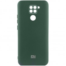 Чохол Silicone Cover Lakshmi Full Camera (AAA) with Logo для Xiaomi Redmi Note 9 / Redmi 10X  Зелений / Cyprus Green - 00000085734_5