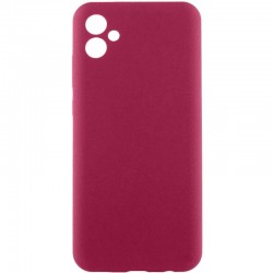 Чохол Silicone Cover Lakshmi Full Camera (AA) для Samsung Galaxy A07  Бордовий / Marsala - 00000080340_7