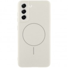 Чохол Silicone Cover Lakshmi Full Camera (AA) with MagFit для Samsung Galaxy S21 FE  Білий / White - 00000078232_1