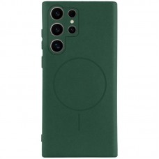 Чохол Silicone Cover Lakshmi Full Camera (AA) with MagFit для Samsung Galaxy S26 Ultra  Зелений / Dark green - 00000084147_2
