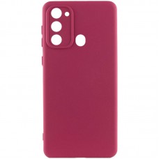 Чохол Silicone Cover Lakshmi Full Camera (A) для Tecno Spark Go 2022 (KG5m)  Бордовий / Marsala - 00000064575_1