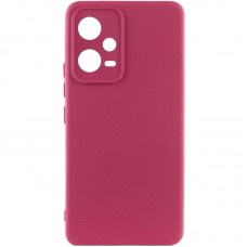 Чохол Silicone Cover Lakshmi Full Camera (A) для Xiaomi Poco X5 5G / Redmi Note 12 5G  Бордовий / Marsala - 00000063851_1