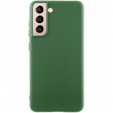 Чохол Silicone Cover Ummi Lakshmi (AA) для Samsung Galaxy S21  Зелений / Dark green - 00000082231_3