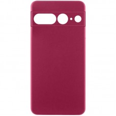 Чохол Silicone Cover Ummi Lakshmi Full Camera (AA) для Google Pixel 8  Бордовий / Marsala - 00000081053_2