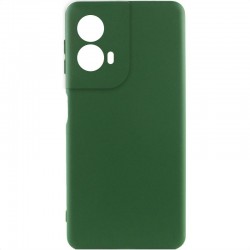 Чохол Silicone Cover Ummi Lakshmi Full Camera (AA) для Motorola Moto G85  Зелений / Dark green - 00000081068_3
