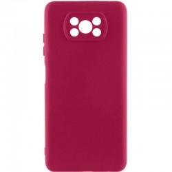 Чохол Silicone Cover Ummi Lakshmi Full Camera (AA) для Xiaomi Poco X3 NFC / Poco X3 Pro  Бордовий / Marsala - 00000081105_2