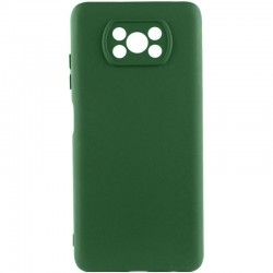 Чохол Silicone Cover Ummi Lakshmi Full Camera (AA) для Xiaomi Poco X3 NFC / Poco X3 Pro  Зелений / Dark green - 00000081105_3