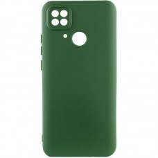 Чохол Silicone Cover Ummi Lakshmi Full Camera (AA) для Xiaomi Redmi 10C  Зелений / Dark green - 00000082238_3