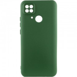 Чохол Silicone Cover Ummi Lakshmi Full Camera (AA) для Xiaomi Redmi 10C  Зелений / Dark green - 00000082238_3