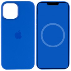 Чохол Silicone case (AAA) with Magsafe and Animation для Apple iPhone 12 Pro / 12 (6.1")  Синій / Capri Blue - 00000042951_14