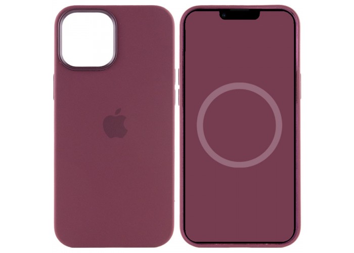 Чохол Silicone case (AAA) with Magsafe and Animation для Apple iPhone 12 Pro / 12 (6.1