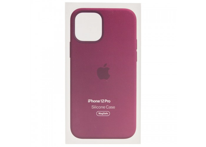 Чохол Silicone case (AAA) with Magsafe and Animation для Apple iPhone 12 Pro / 12 (6.1