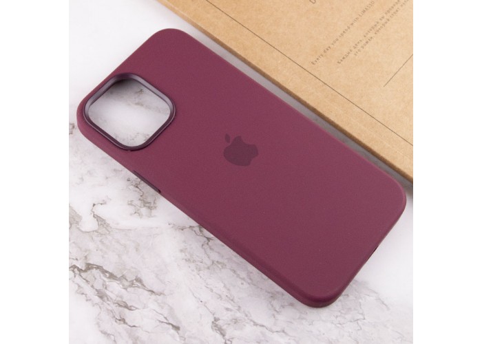 Чохол Silicone case (AAA) with Magsafe and Animation для Apple iPhone 12 Pro / 12 (6.1