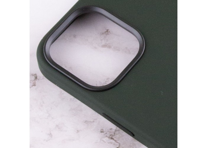 Чохол Silicone case (AAA) with Magsafe and Animation для Apple iPhone 12 Pro / 12 (6.1