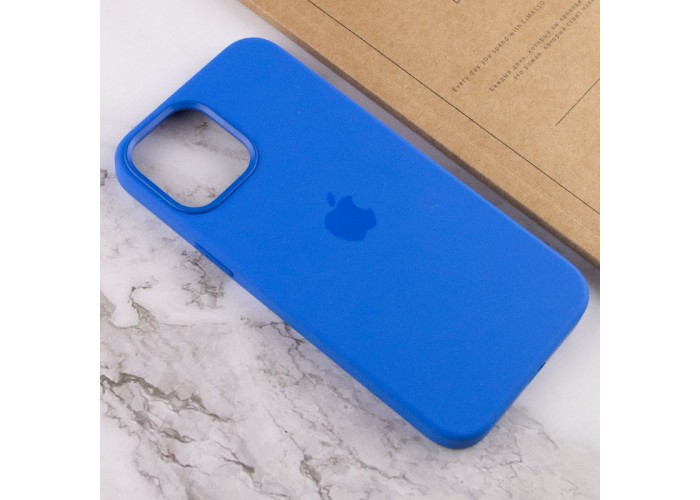 Чохол Silicone case (AAA) with Magsafe and Animation для Apple iPhone 12 Pro / 12 (6.1
