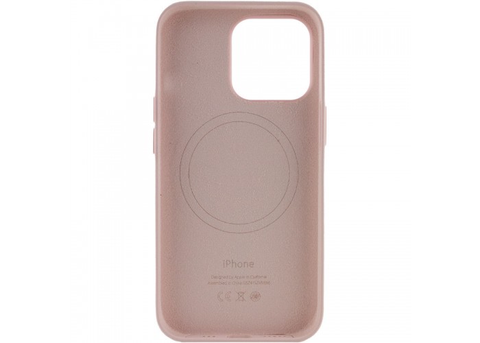 Чохол Silicone case (AAA) with Magsafe and Animation для Apple iPhone 13 Pro Max (6.7