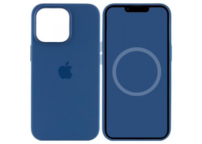 Чохол Silicone case (AAA) with Magsafe and Animation для Apple iPhone 13 Pro Max (6.7