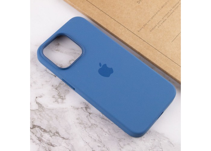 Чохол Silicone case (AAA) with Magsafe and Animation для Apple iPhone 13 Pro Max (6.7