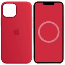 Чохол Silicone case (AAA) with Magsafe and Animation для Apple iPhone 14 (6.1")  Червоний / Red - 00000072055_4