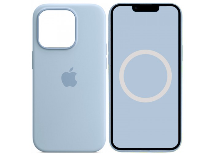 Чохол Silicone case (AAA) with Magsafe and Animation для Apple iPhone 14 Pro Max (6.7