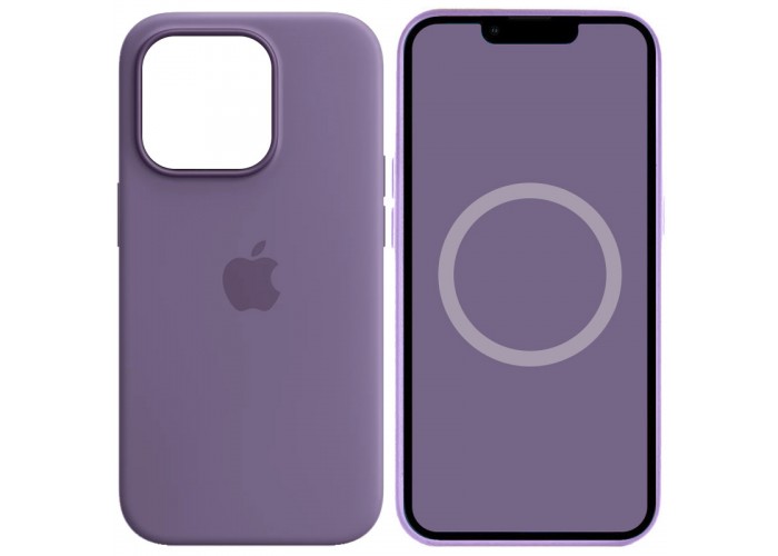 Чохол Silicone case (AAA) with Magsafe and Animation для Apple iPhone 14 Pro Max (6.7