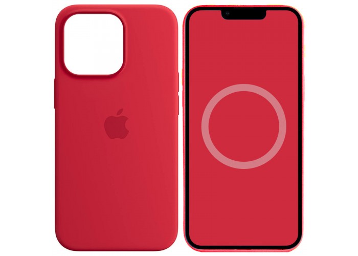 Чохол Silicone case (AAA) with Magsafe and Animation для Apple iPhone 14 Pro Max (6.7