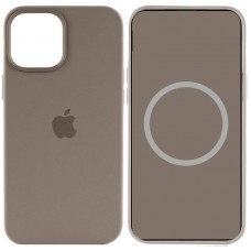 Чохол Silicone case (AAA) with Magsafe and Animation для Apple iPhone 15 Pro Max (6.7")  Коричневий / Clay - 00000067534_2